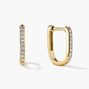 MEJURI PAVÉ DIAMOND HUGGIE U HOOPS